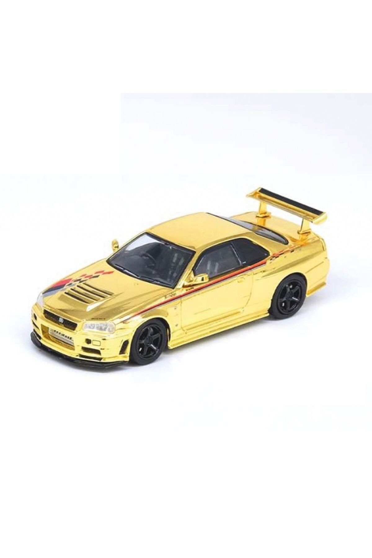 Oyuncakmatik 1:64 Diecast Nissan Skyline GT-R Nismo Gold Inno Model Araba