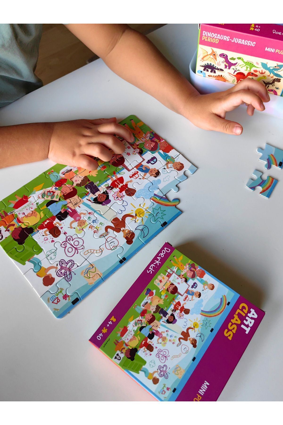 DoerKids Sanat Sınıfı Çocuk Mini Puzzle | 40 Parça 4 Yaş fotoğrafı 5 (önizleme)