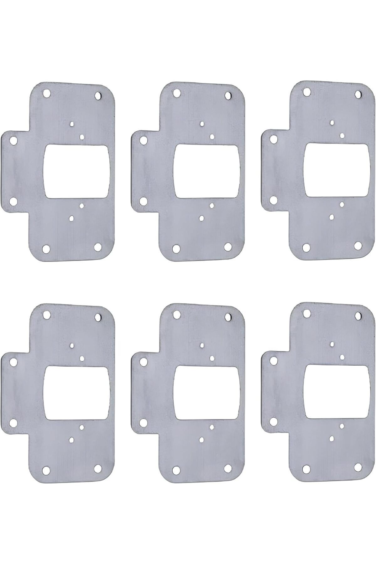 STOREMAX lbstorex Dolap Kapak Taş Menteşe Tamir Sacı Nobel Pratik Onarım Kiti 6,5x9 cm Yuva Tablası 6 Ad