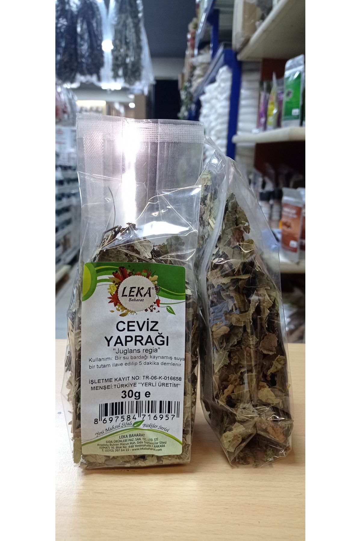 leka baharat Ceviz Yaprağı 30 g