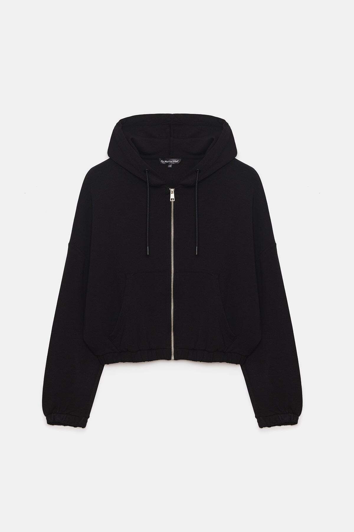 No Matter What-Zip-Up Knit Sweatshirt 5