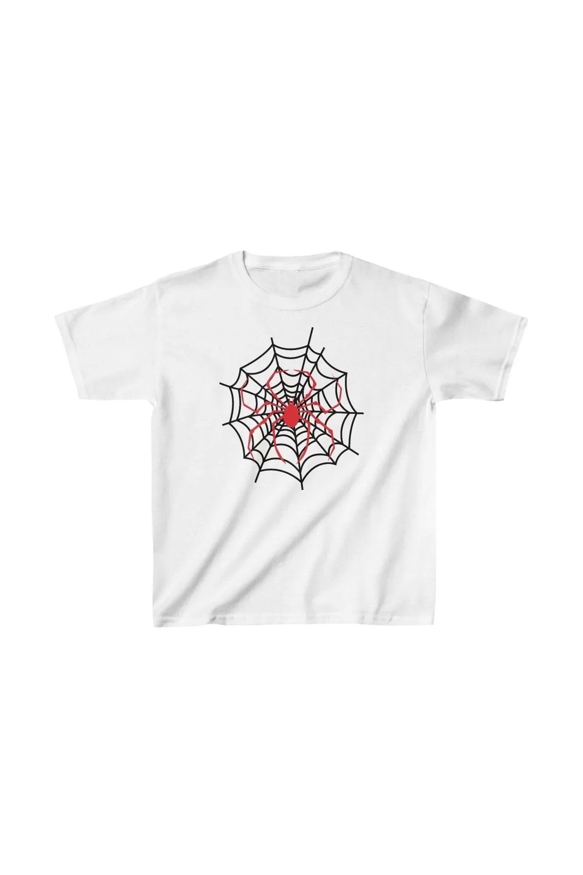 AE Stil Unisex Çocuk Baskılı T-Shirt - Beyaz