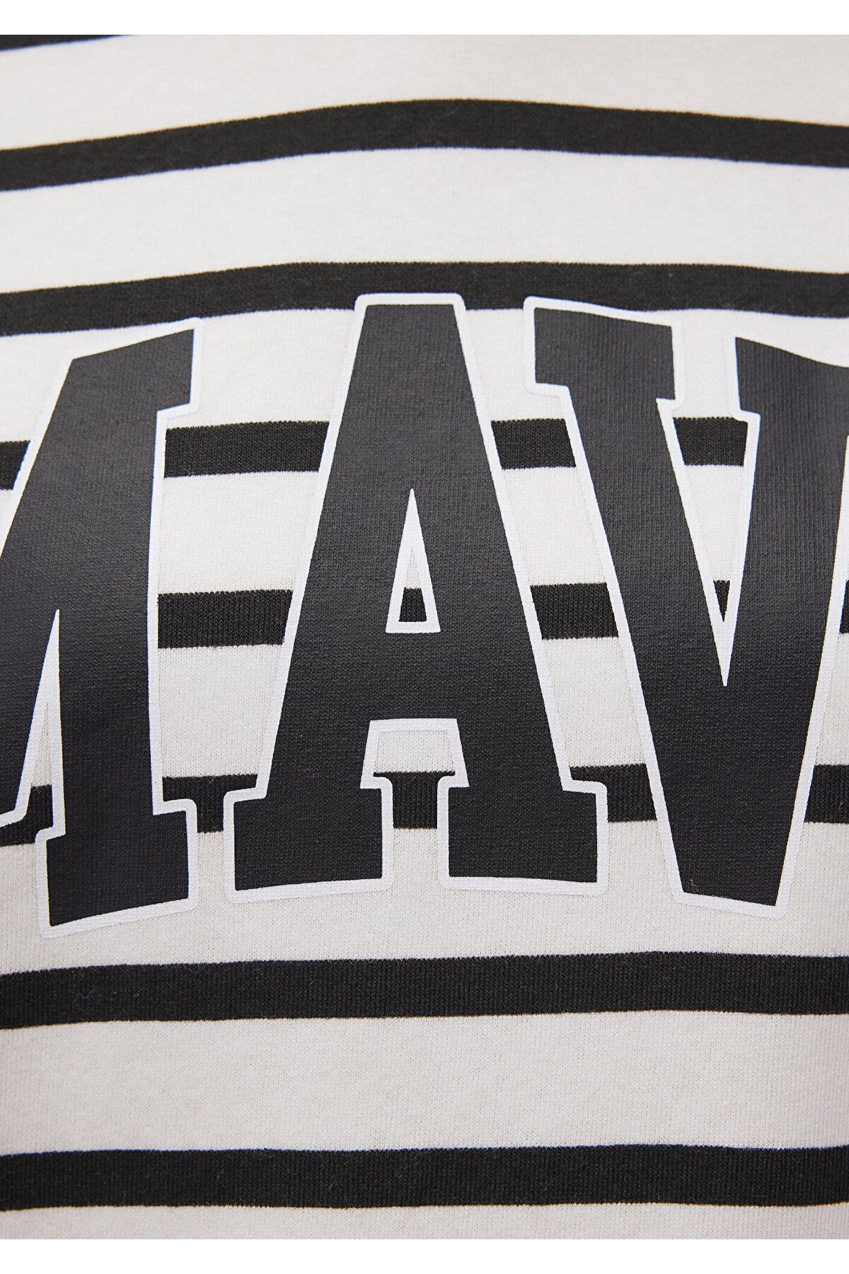 Mavi-White Logo Printed Sweatshirt - 1s10118-84603 7