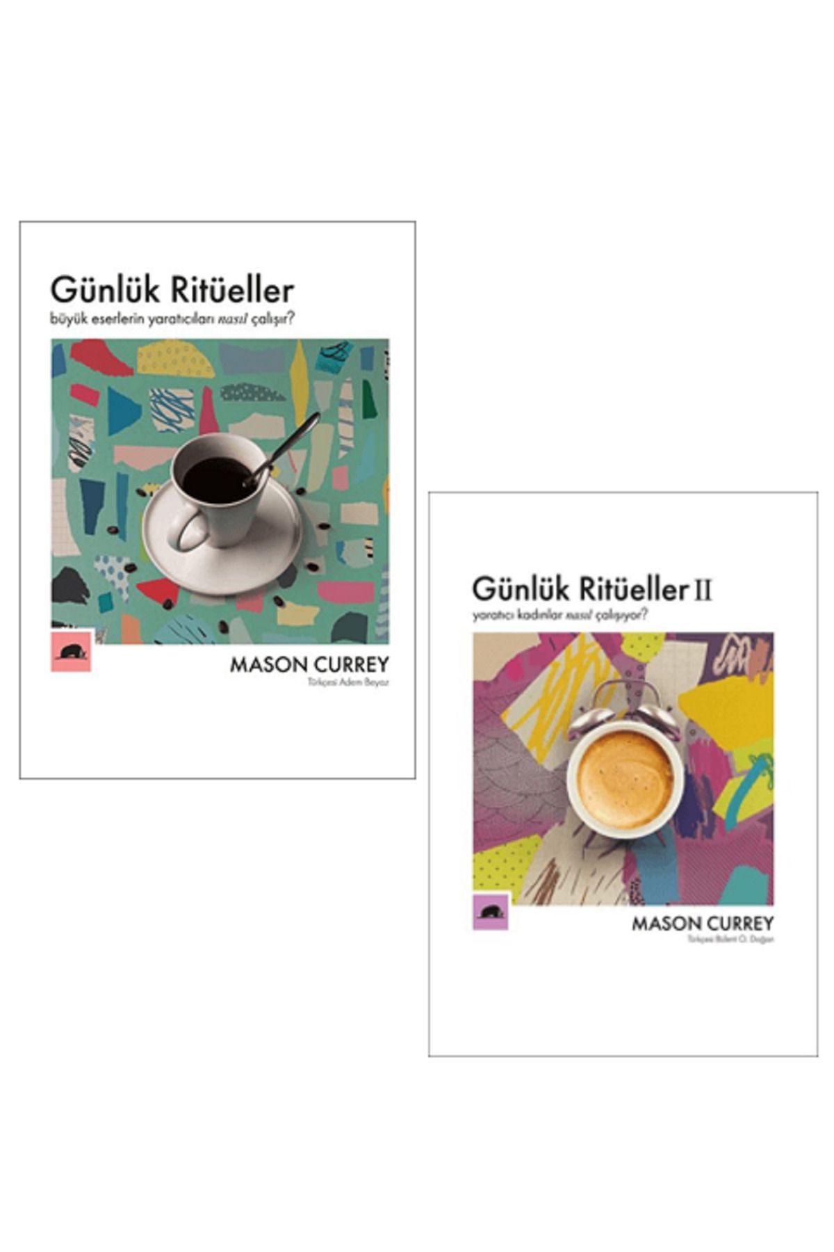 Kolektif Kitap Günlük Ritüeller 1 - 2 / Mason Currey / 2 Kitap Takım