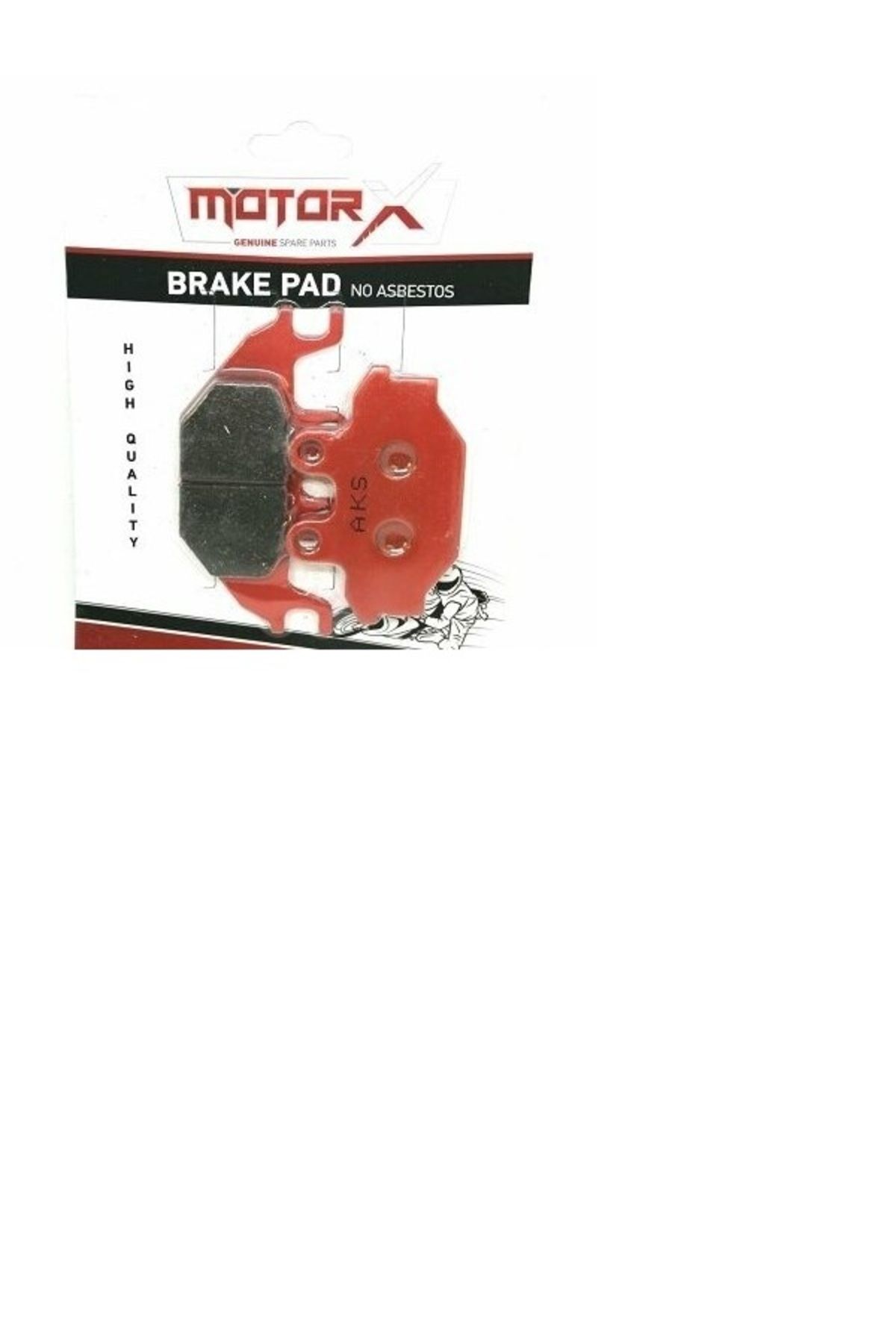 MOTORX Mxu 300 / Yzf R 125 / Mt 125 (Kırmızı Renk) Arka Fren Disk Balatası