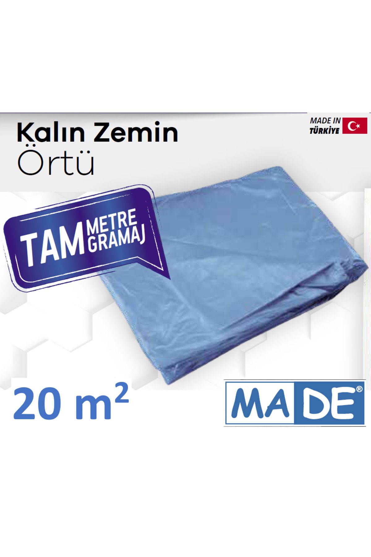 MADE Kalın Zemin Örtüsü - Tam Metre ve Gramaj - 20 m2