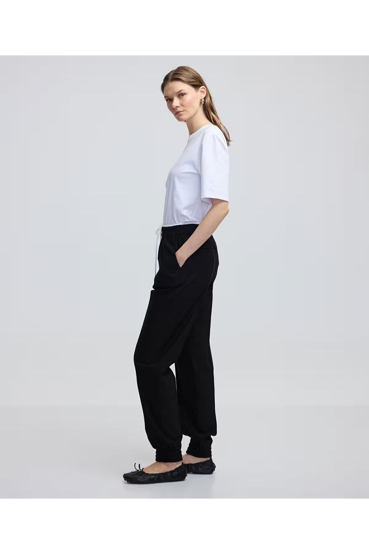 İpekyol-İpekyol Contrast Waist Jogger Pants 4