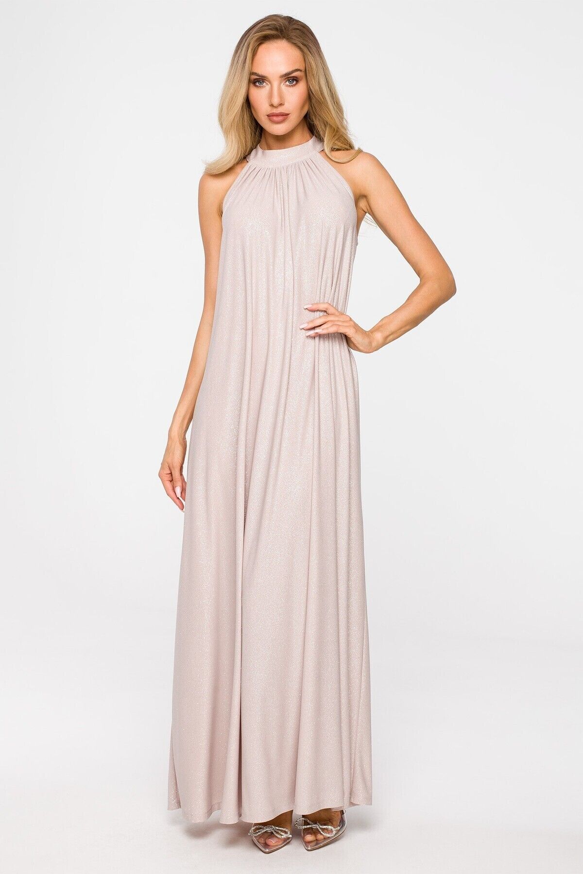 Made of Emotion-Rochie maxi cu gât agățat 2