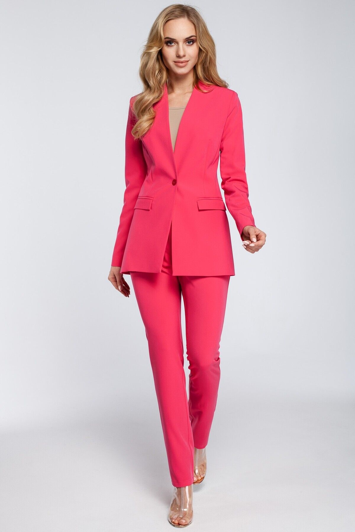 Made of Emotion-Stylish elegant buttoned blazer 2