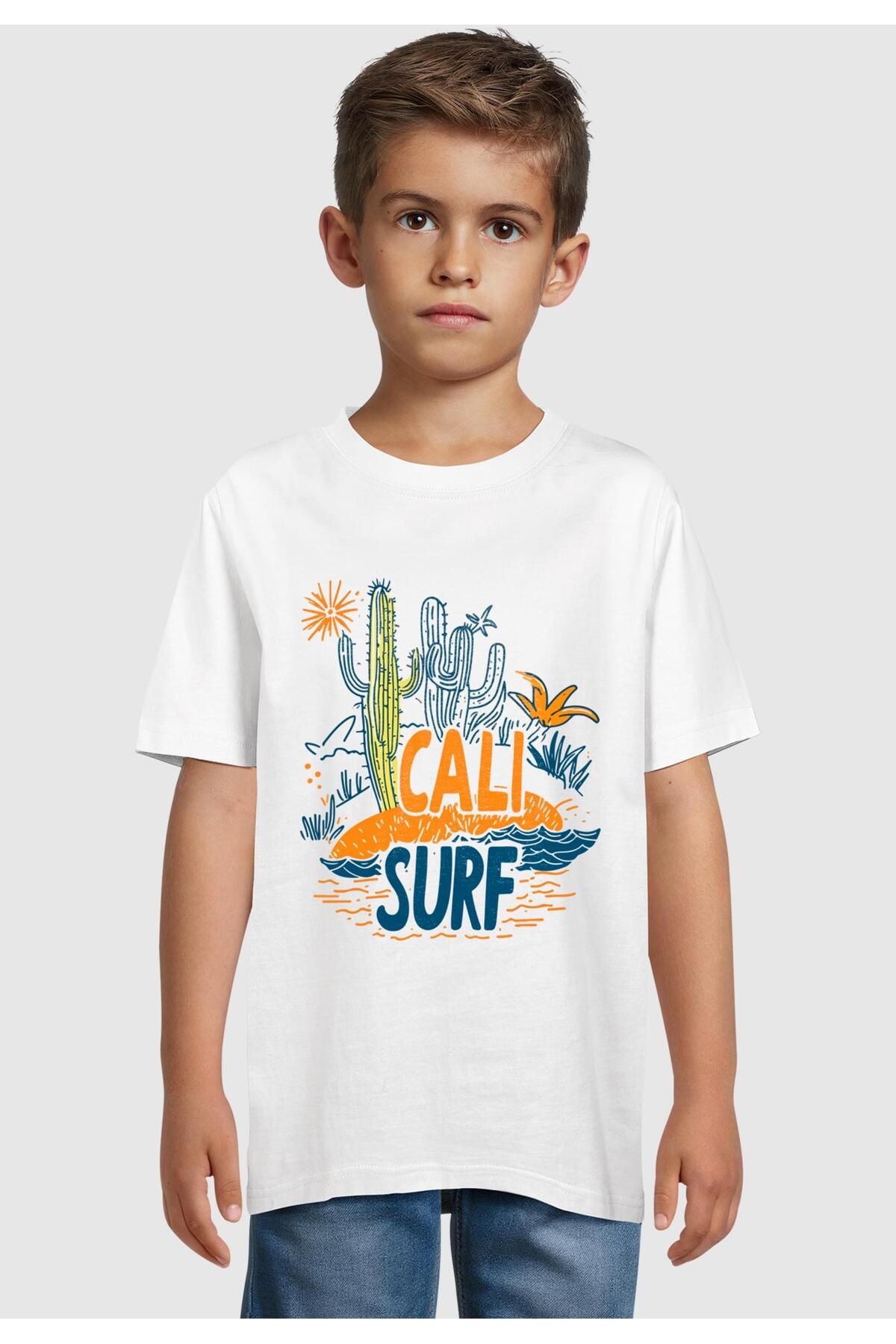 Merchcode-Kids Cali Surf -  Basic T-Shirt 3