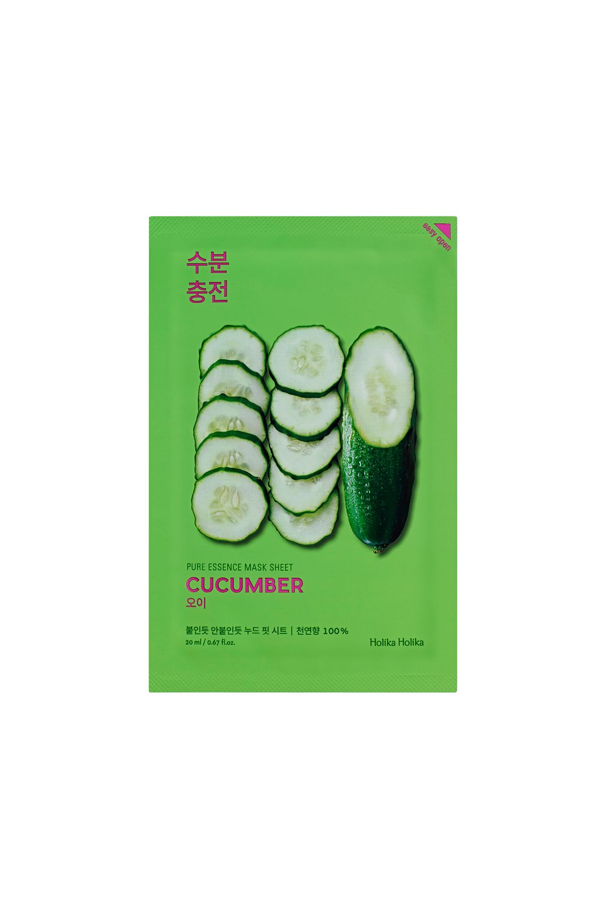 Holika Holika Pure Mask Sheet Cucumber - Salatalık İçerikli Yüz Maskesi