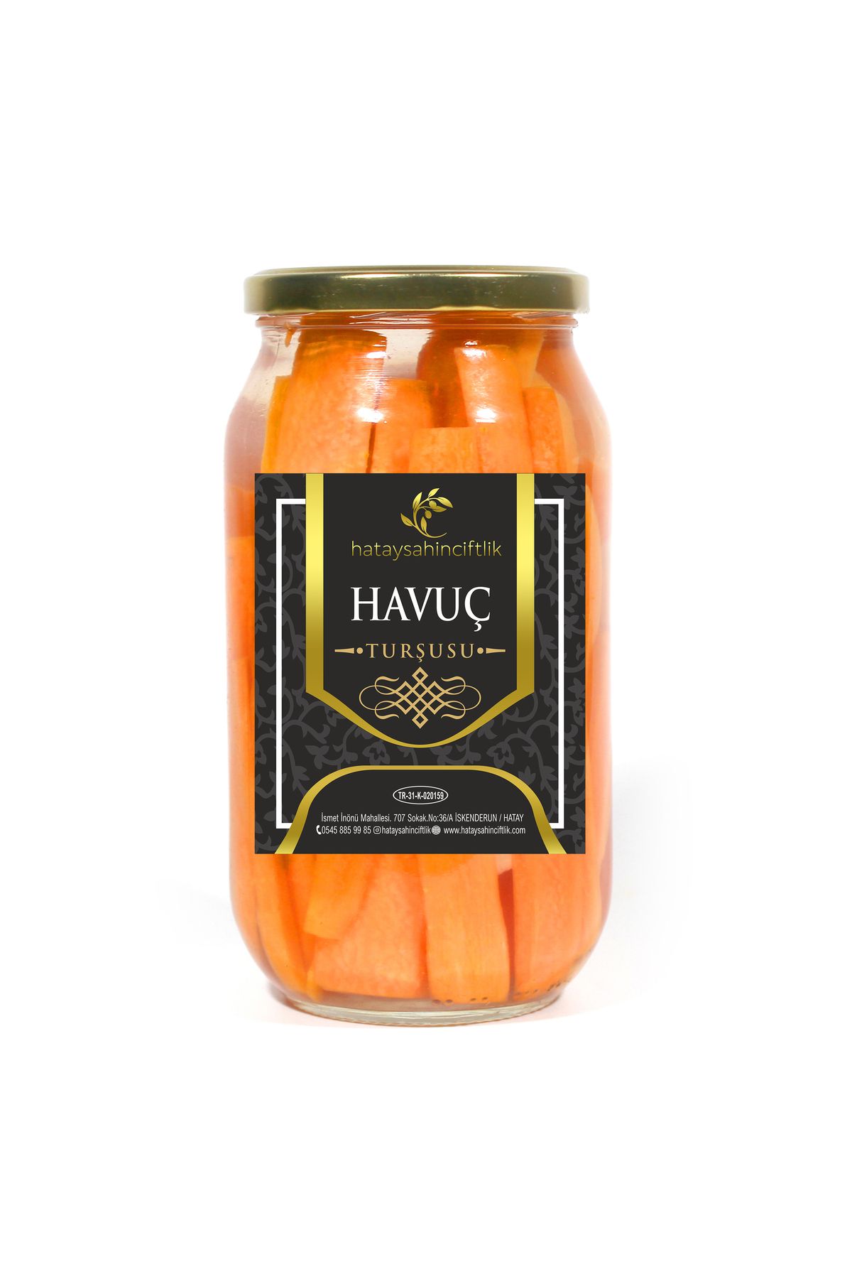 HATAY ŞAHİN ÇİFTLİK Havuç Turşusu 1200 Gr