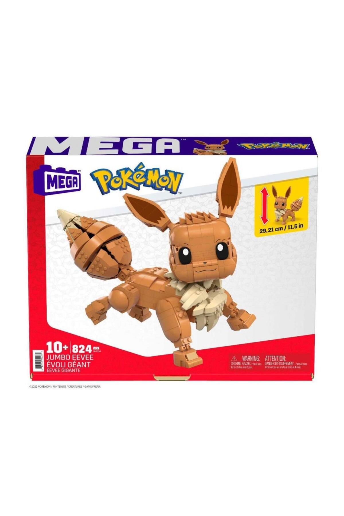 gcaksesuar GMD34 MEGA™ Pokémon™ Jumbo Eevee 824 parça +10 yaş