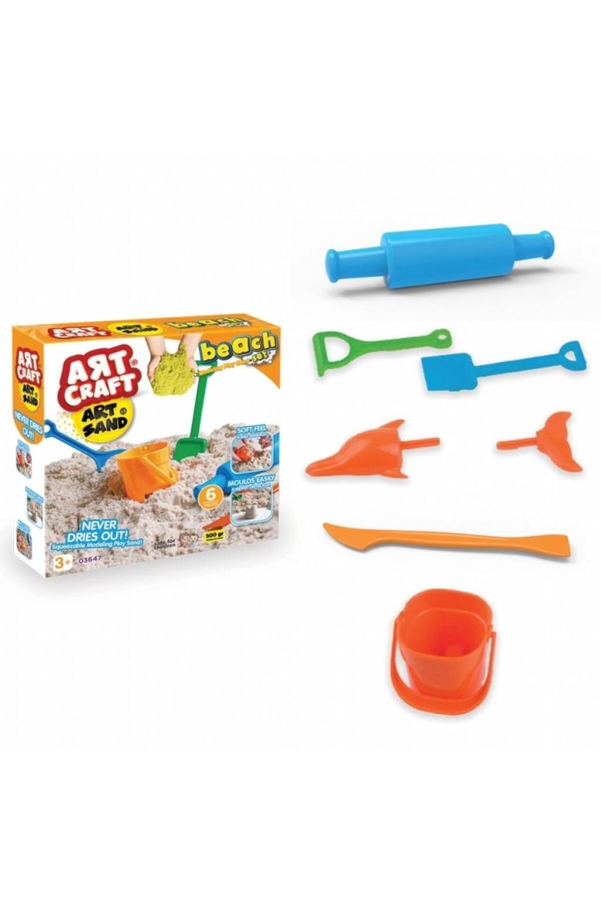 gcaksesuar 03647 500GR PLAJ KUM SET ART STAND