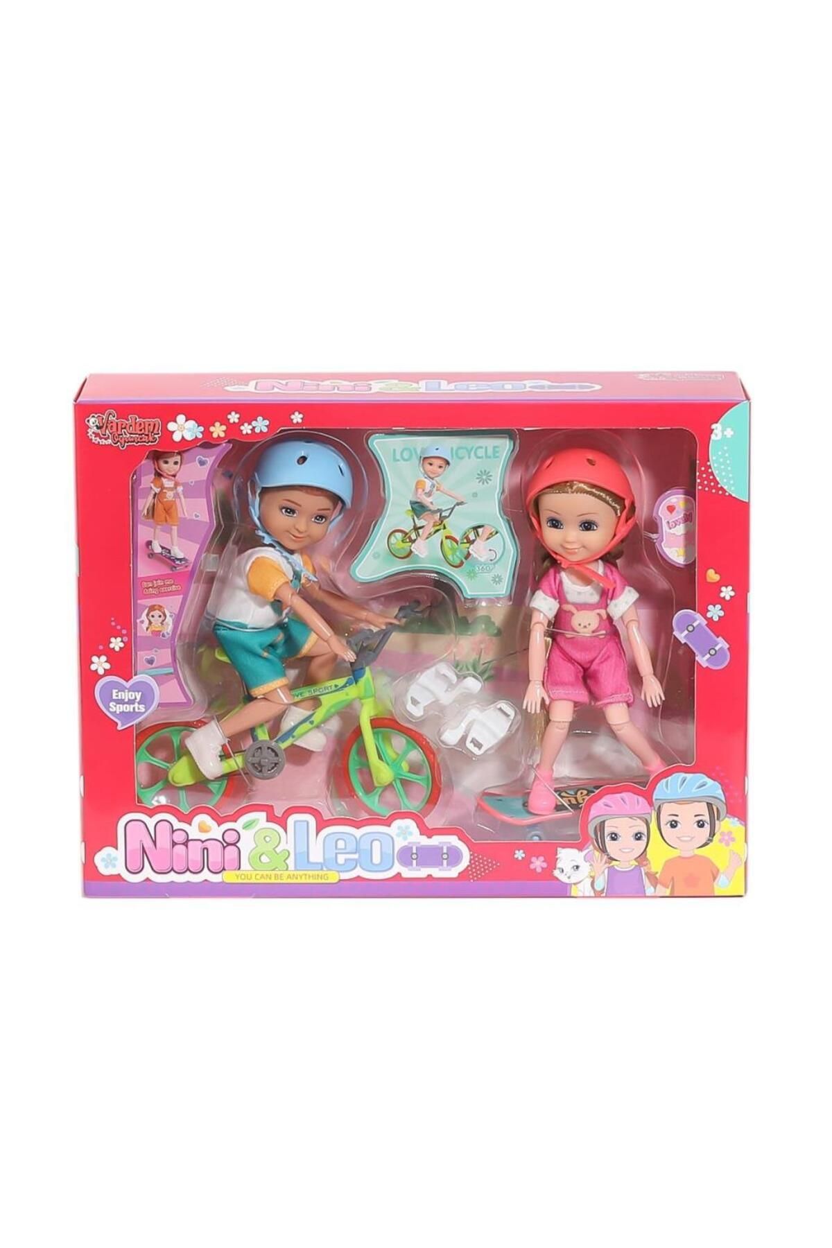 NessiWorld Wl-55856 Kaykaylı Ve Bisikletli Nini Love Bebek -vardem