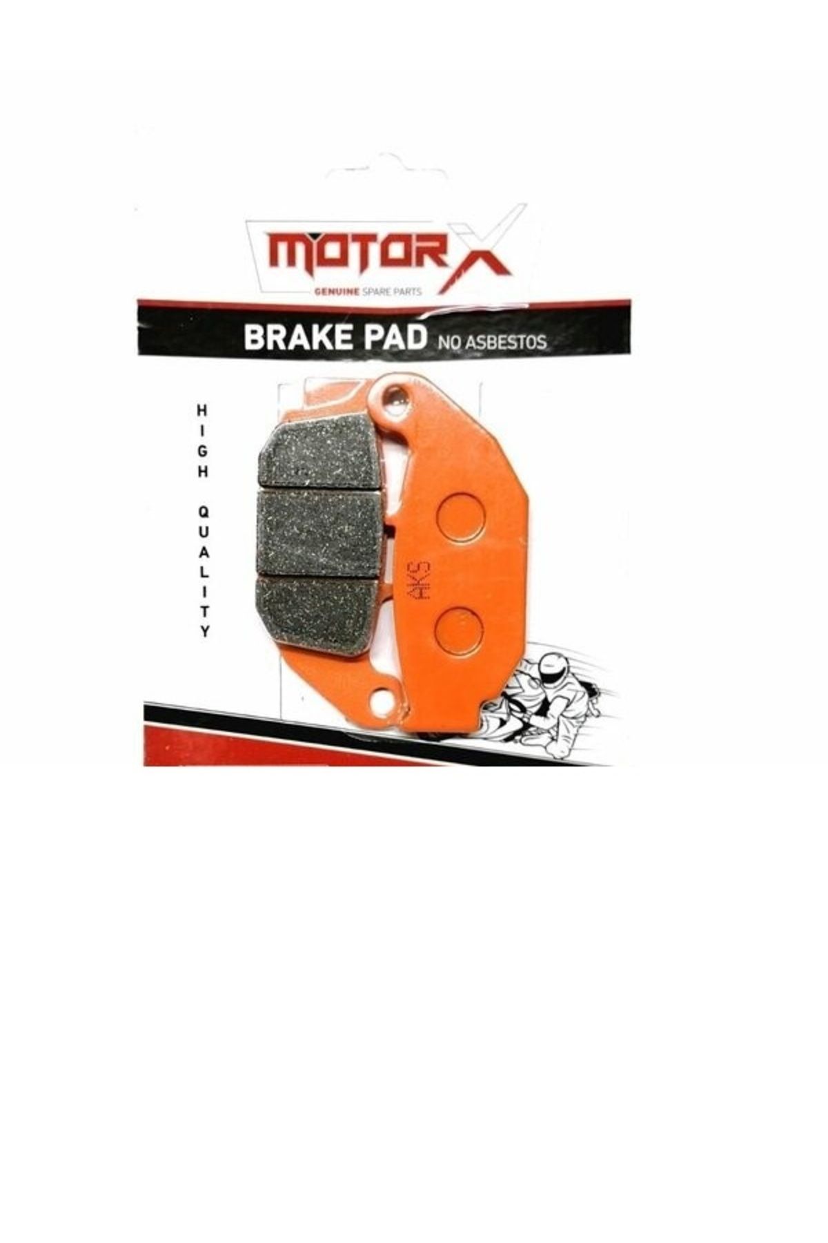 MOTORX Honda Cbr 125 (2011-2015) / Msx 125 (Turuncu) Disk Balatası Arka
