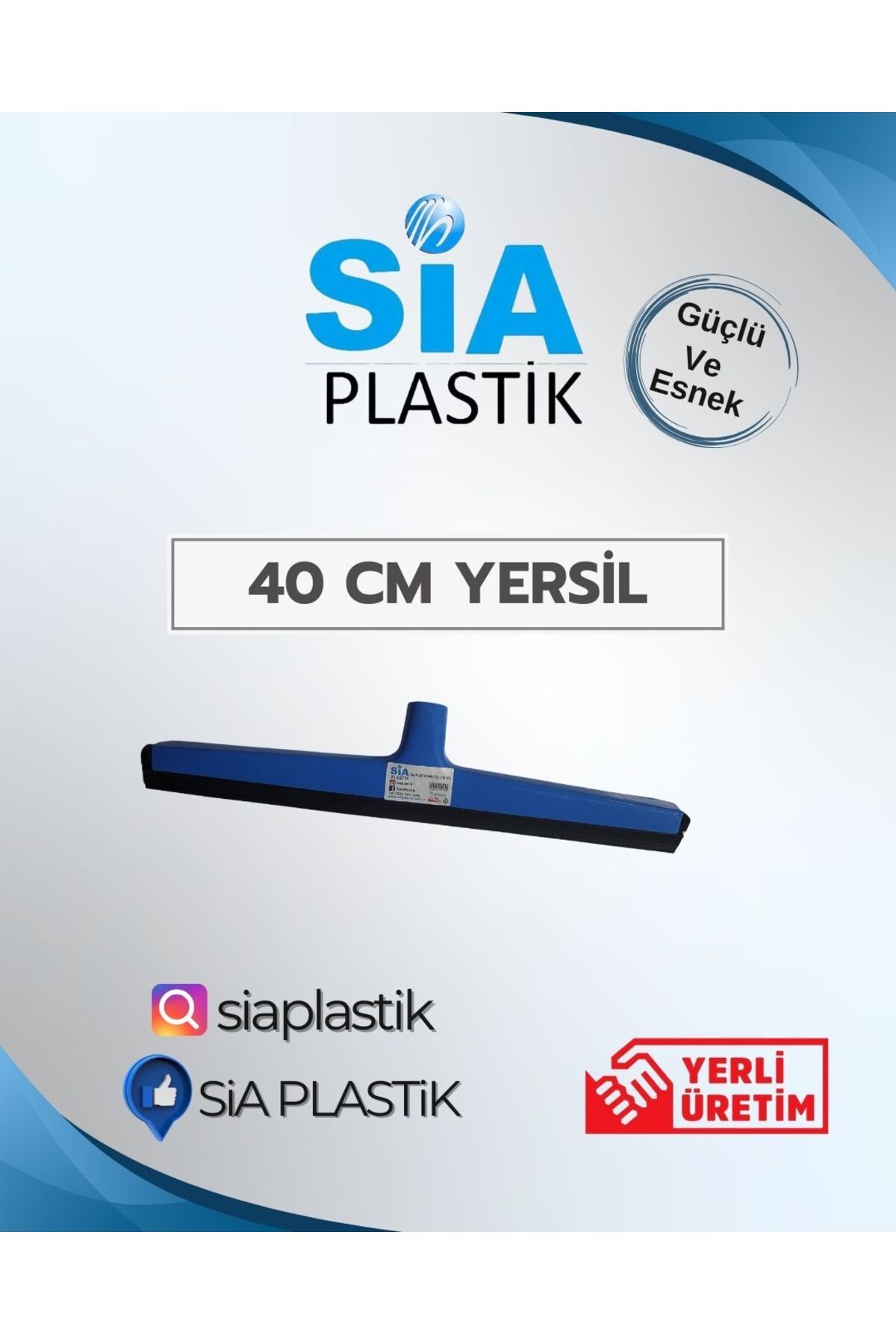 SİA PLASTİK 40 CM ÇEKPAS - 3 ADET