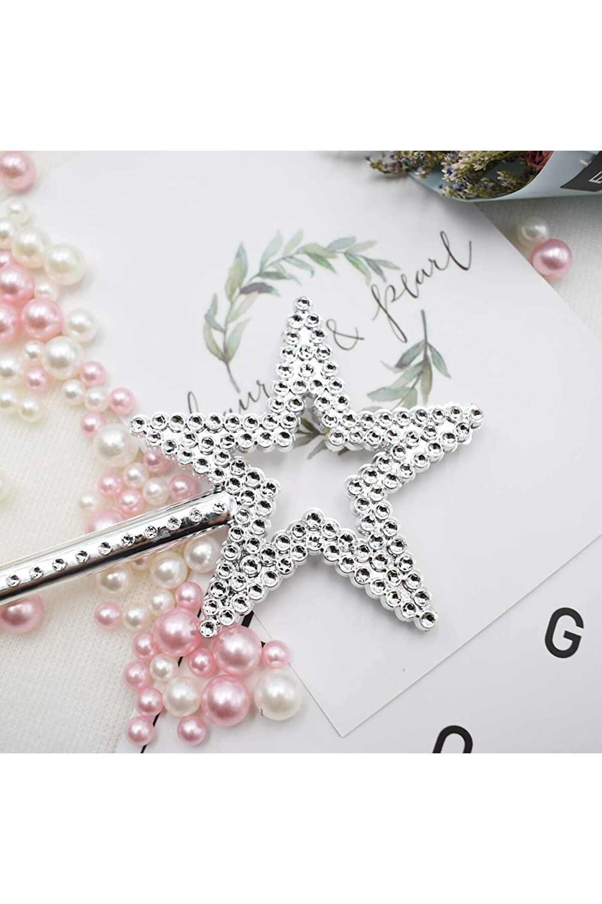 مدل ستاره‌ای نسس‌ورلد، عصای پری، عصای فرشته، عصای شاهزاده، رنگ نقره‌ای متالیک