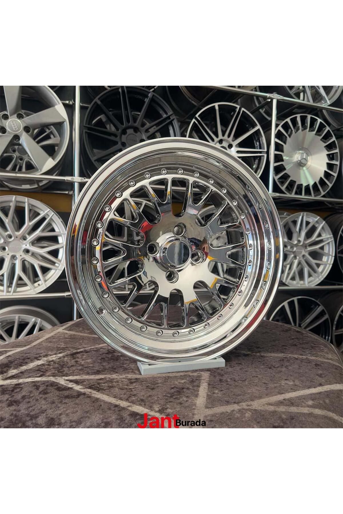 kormetal 16" (inç) 4x100 UYUMLU CCV KROM CİVİC FİORİNO SYMBOL CLİO UYUMLU Jant Modeli Honda Fiat (4 ADET)