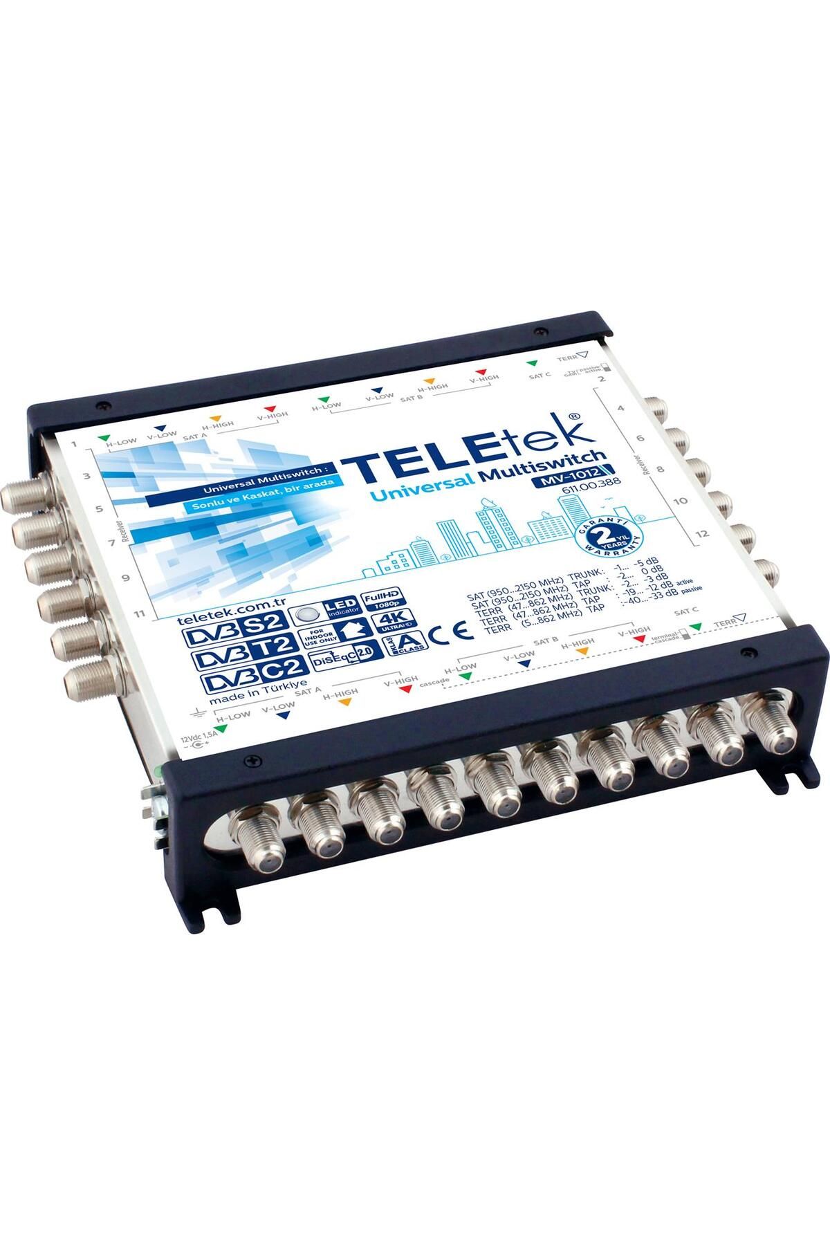 Teletek MV-1012 12 abone merkezi sistem santrali