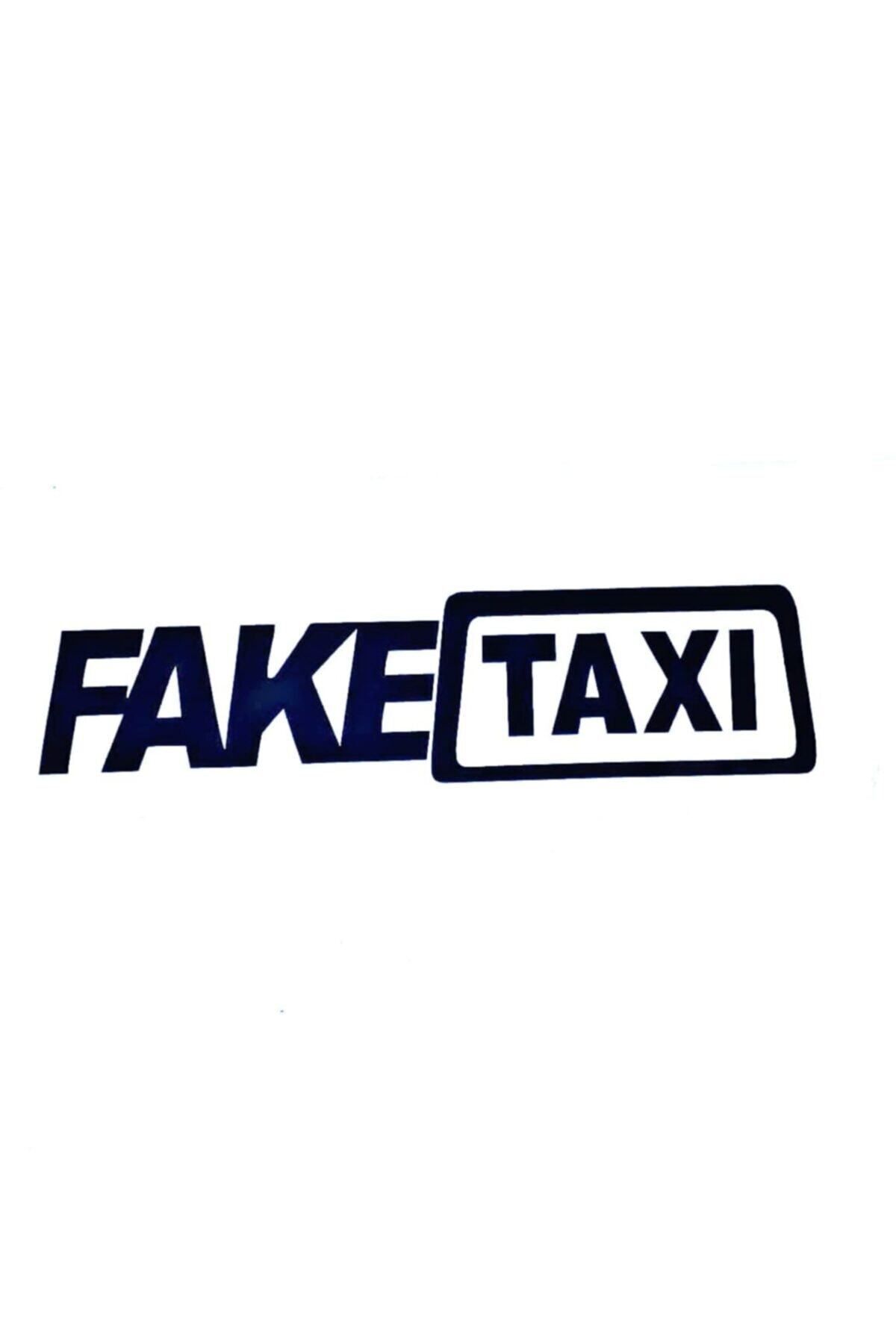 habune Fake Taxi Sticker 20 X 4 Cm