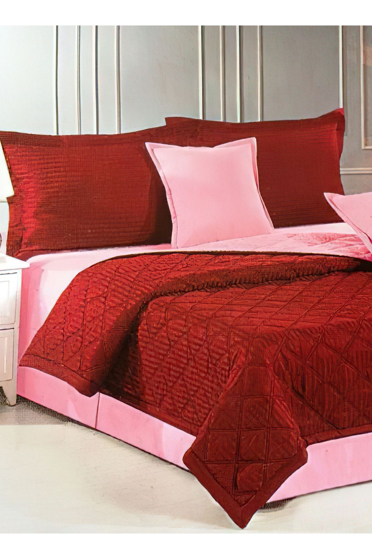 Generic-Compressed Comforter two-sided Set 6 Pieces by Hours King Size HRS.13- Multicolor 3
