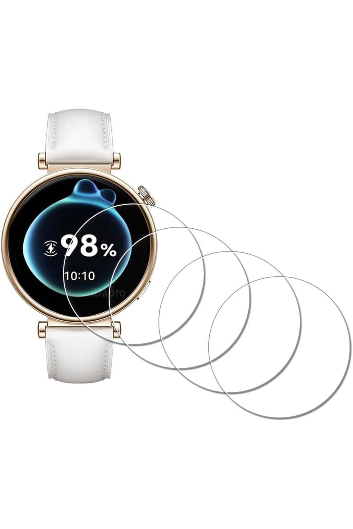 UKSCASE Huawei Watch GT4 41mm Uyumlu Ekran Koruyucu Nano Cam 2 Adet