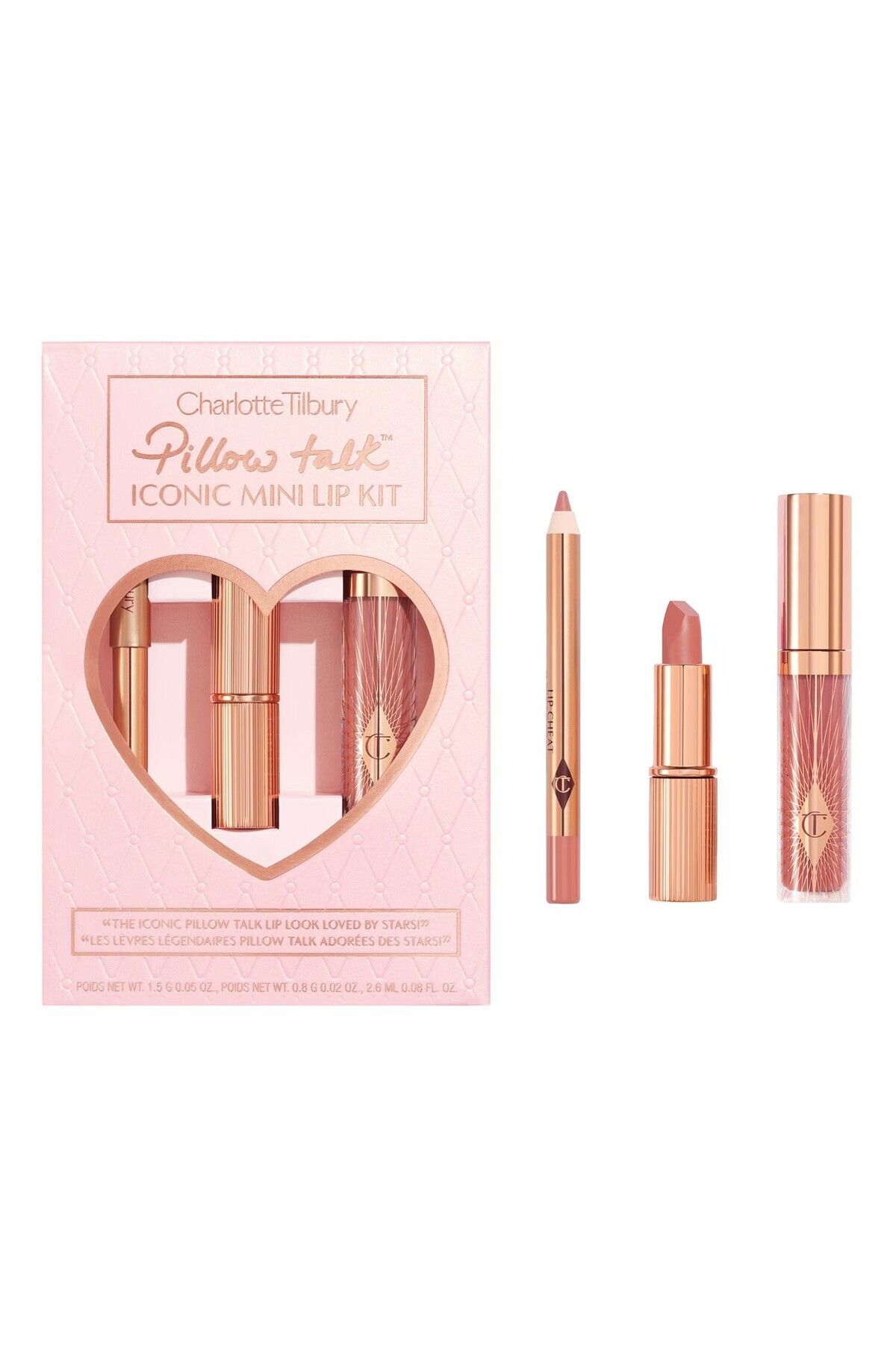 charlotte tilbury Makyajını Öne Çıkartan Etkili Dudak Makyajı Seti (0,8 Gr + 1,5 Gr + 2,6 Ml)