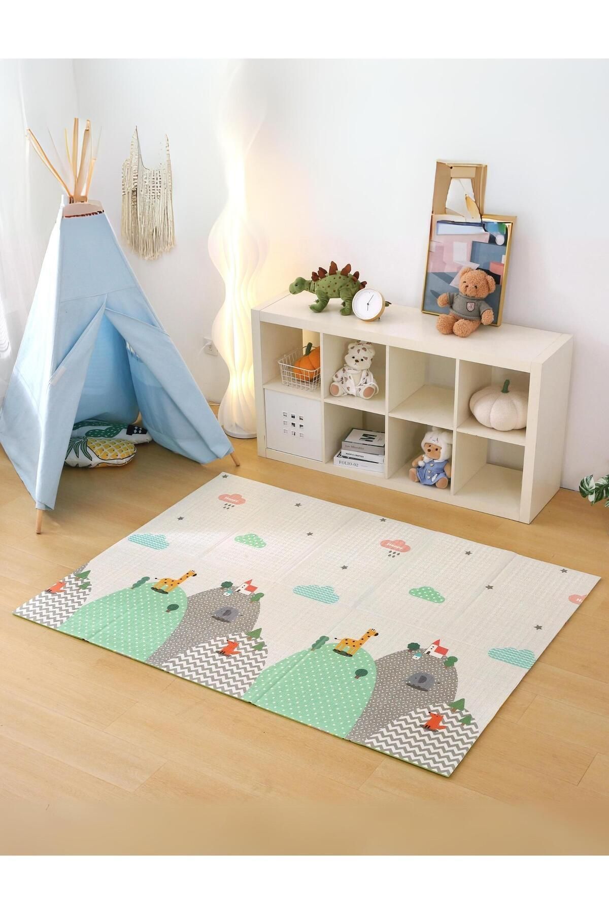 MooieBaby's Funny Zoo Katlanabilir Oyun Matı Eğitici Oyun Halısı 150 X 180 X 1 Cm fotoğrafı 4 (önizleme)