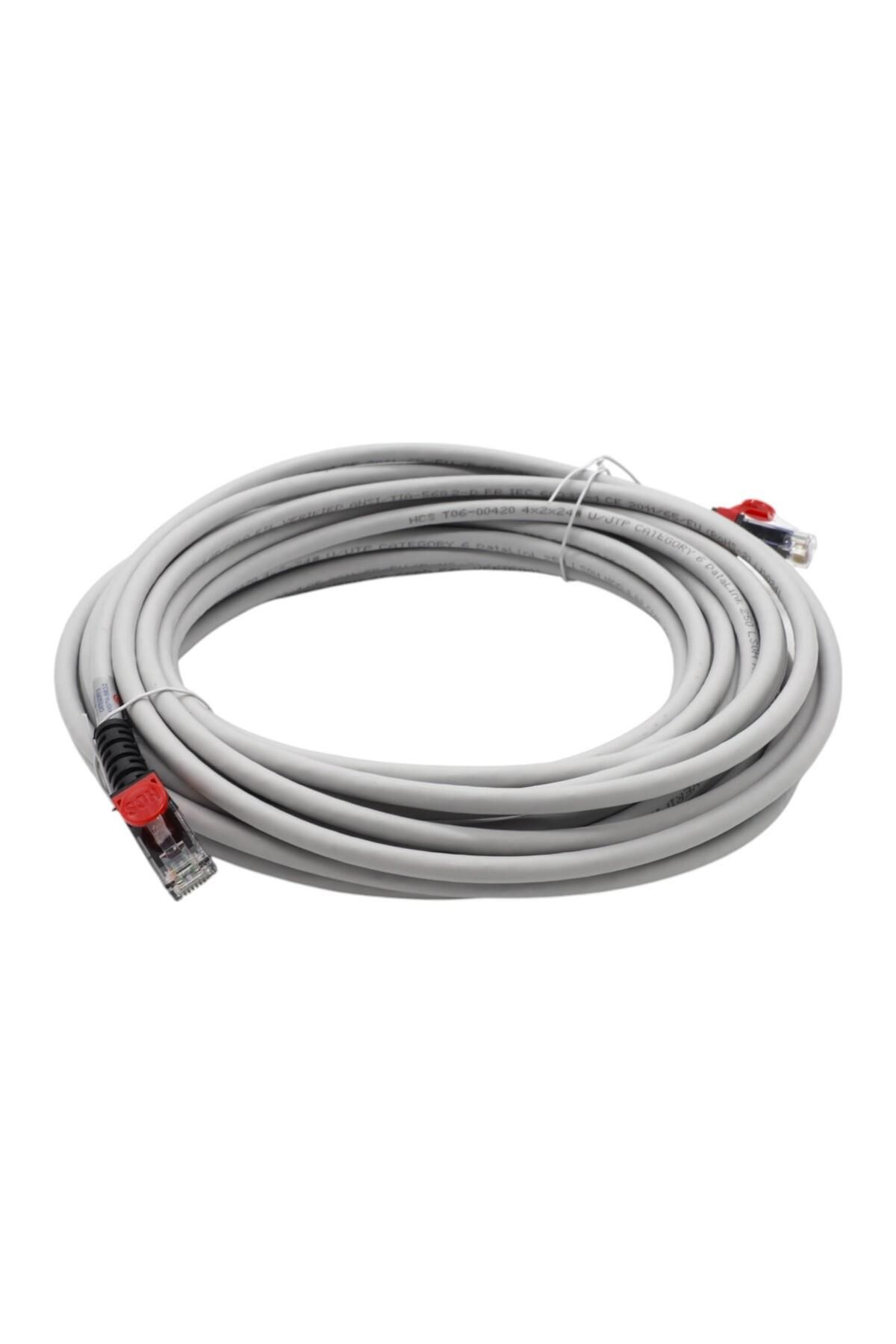 HCS CAT6 UTP LSOH 10 MT GRİ PATCH CORD