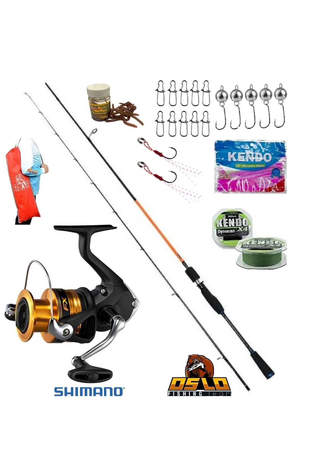 Shimano Fx2000 Oslo Action Game 210cm 1-8gr Lrf Olta Takımı Seti