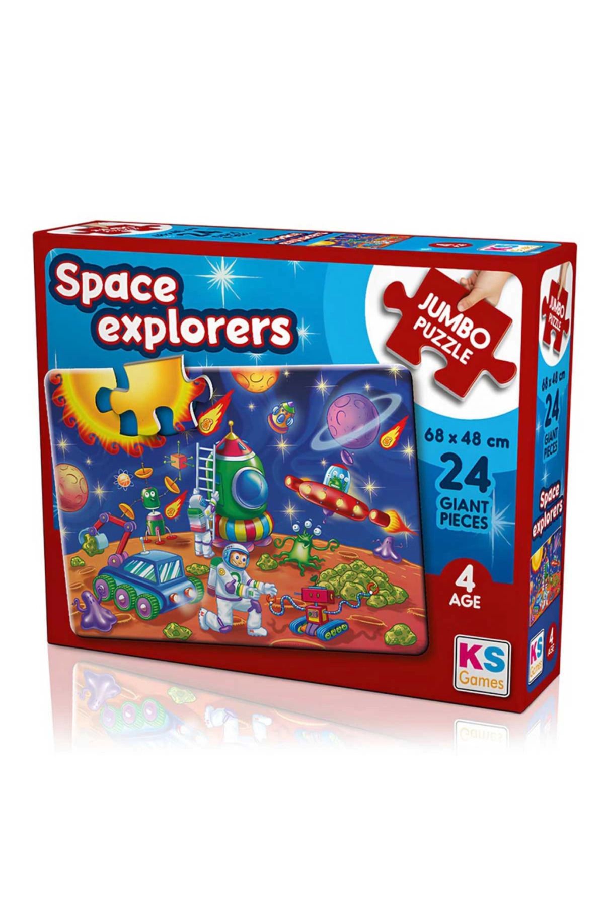 gcaksesuar Nessiworld KS Games Space Explorers 24 Parça Puzzle