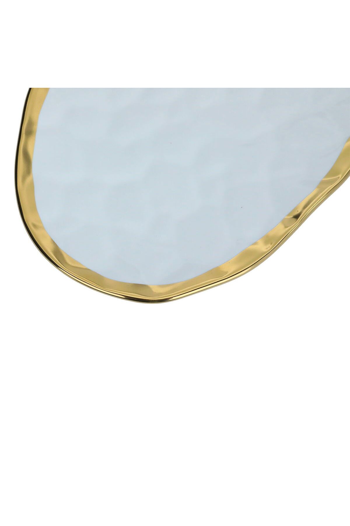Alsaif Gallery-Al Saif Gallery Porcelain Serving Plate, 14 inches, oval - white 3