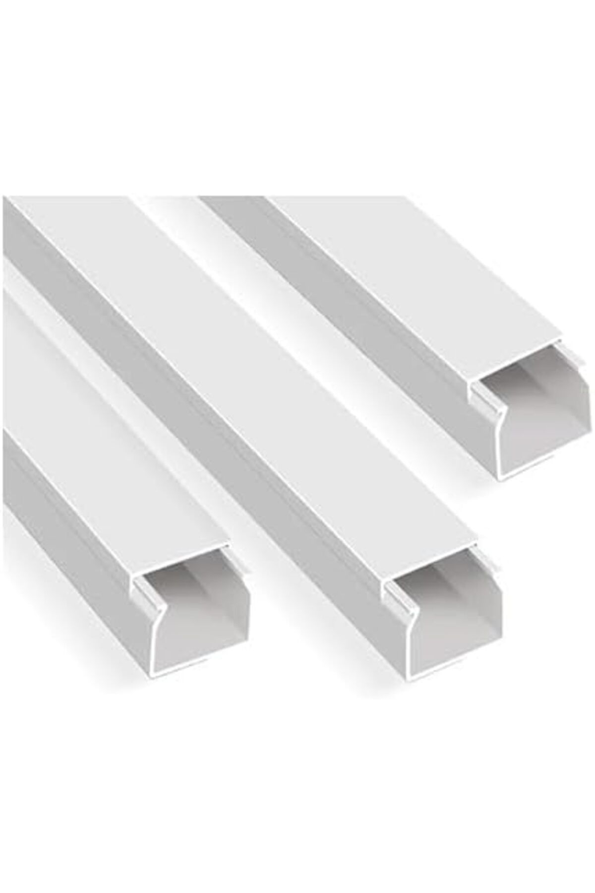 STOREMAX lvnmblya 4 Metre (12x12mm) Kendinden Yapışkanlı Kablo Kanalı | 4m (10 Adet x 40cm) Kablo Gizleyi