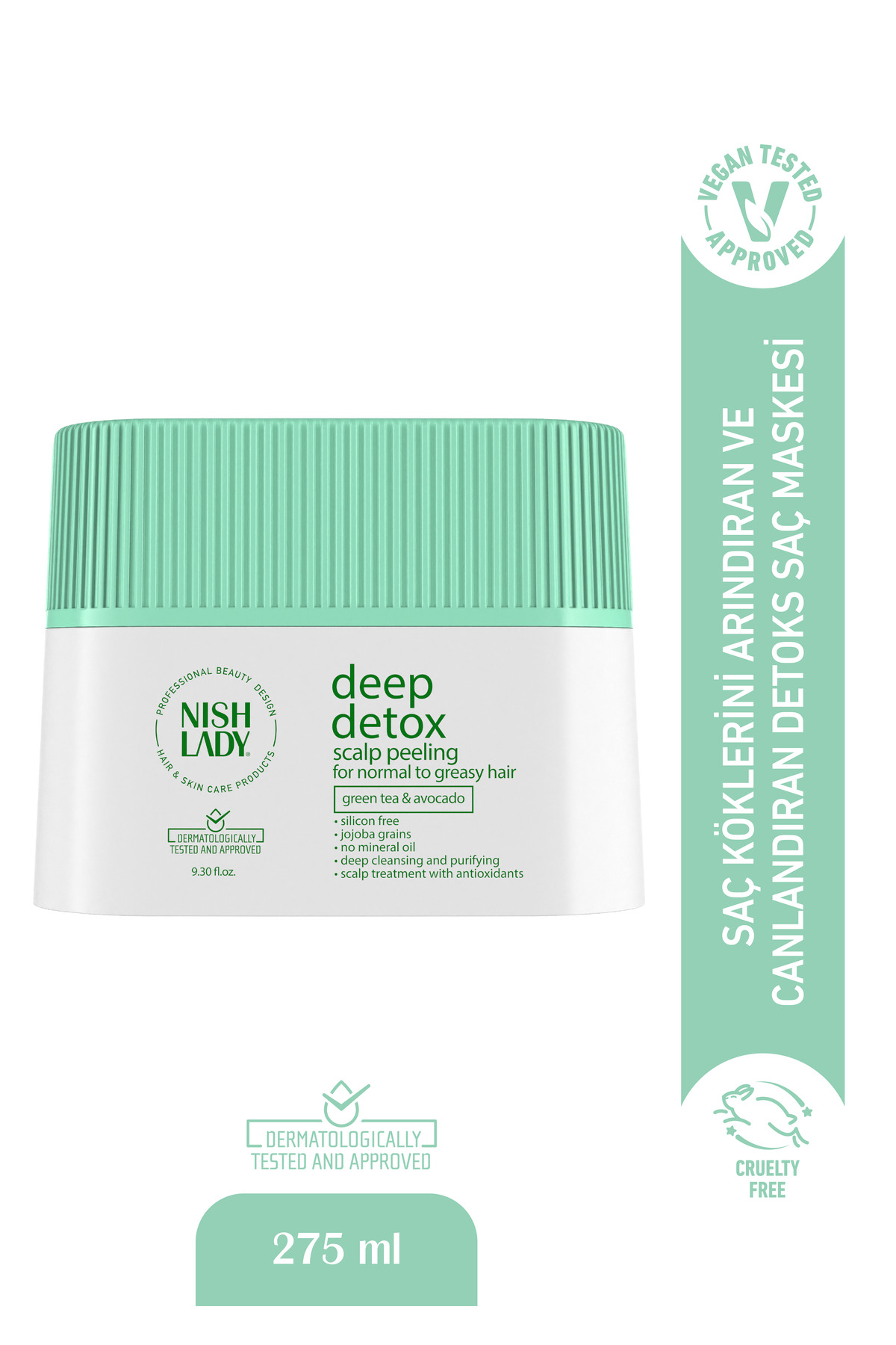 Nishlady Arındırıcı Detox Saç Maskesi Peeling Saç Derisi