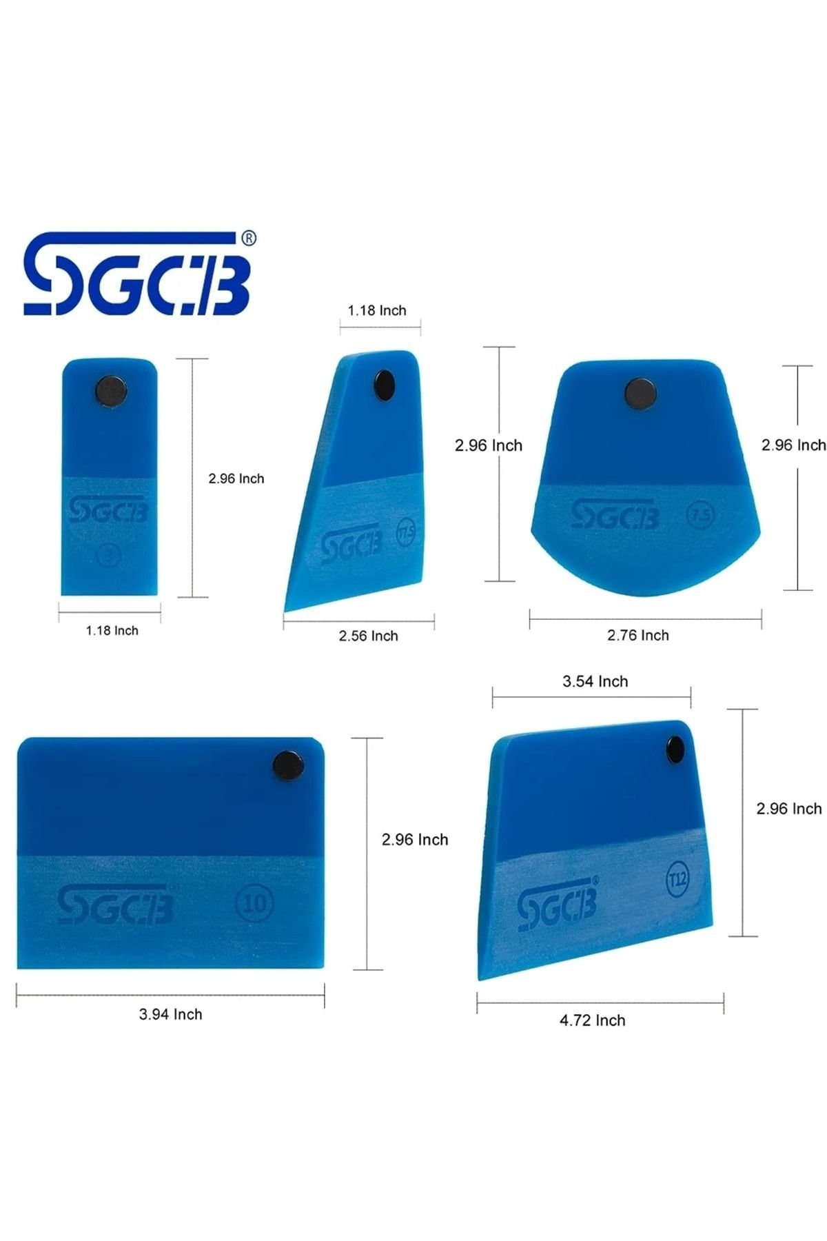 SGCB-Magnetic Tpu Ragle Box Set of 5 - Ppf - Foil - Glass Filming Apparatus Squeegee 3