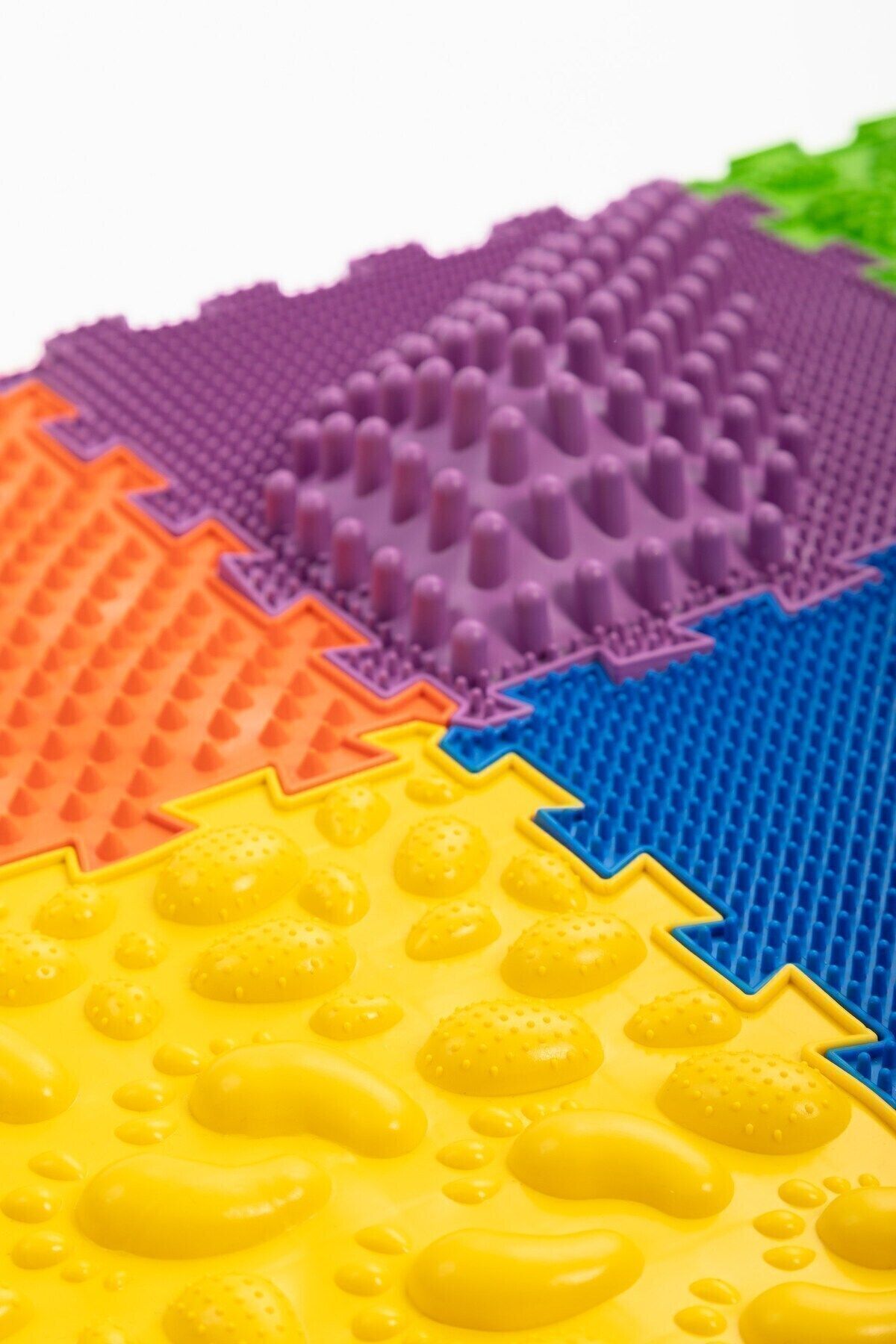 Ortohalı 8 Modüllü Ortopedik Halı Çocuk Duyu Matları Renkli Puzzle Çocuk Masaj Halıları Oh801 fotoğrafı 5 (önizleme)