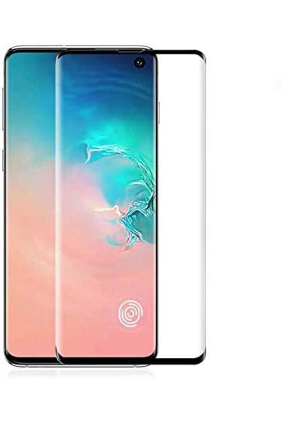 STOREMAX efshopx Galaxy Note 10 Uyumlu Full Kaplayan Ekran Koruyucu Cam - Siyah New Desing 1002192