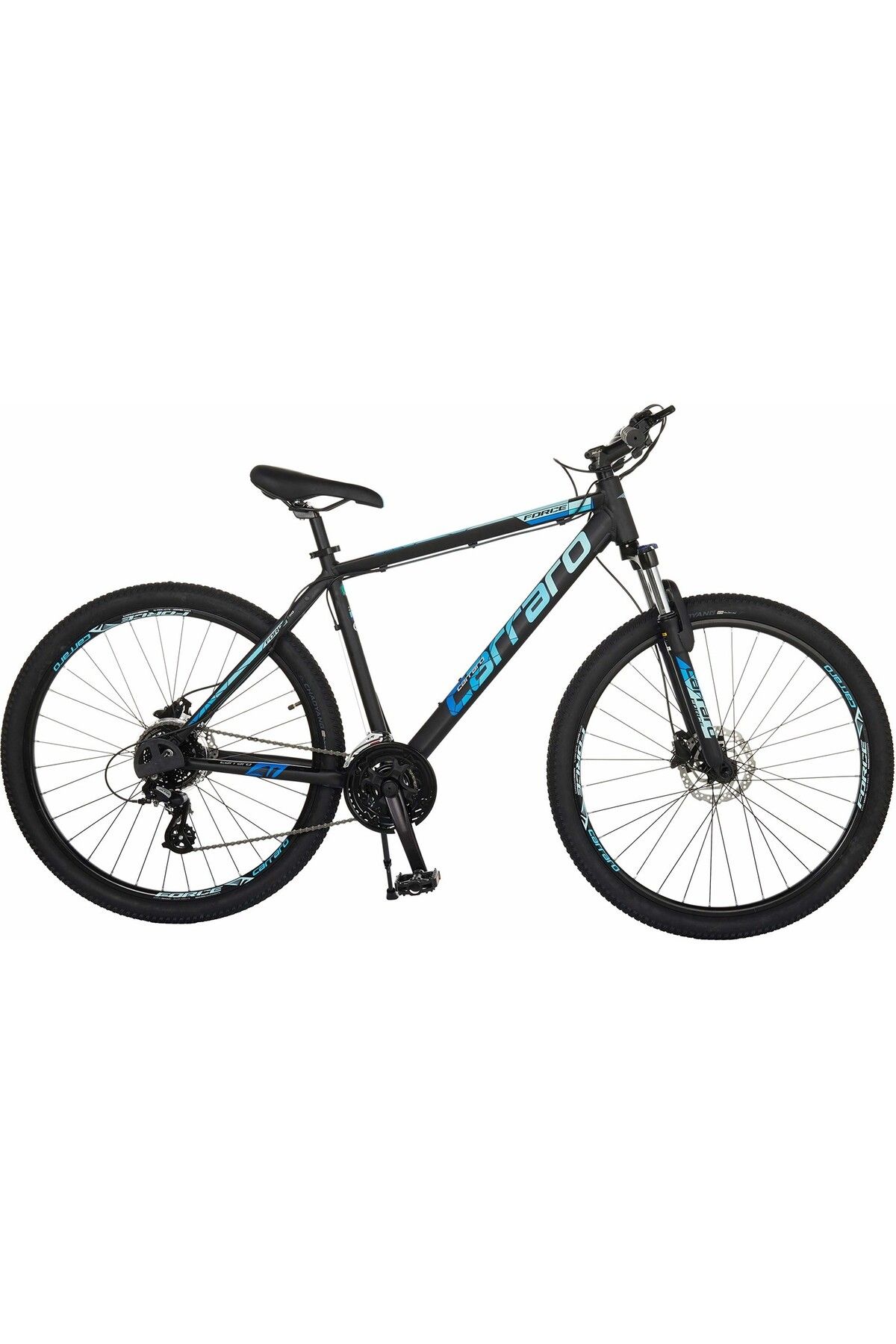 Carraro Force 950 Dağ Bisikleti 29 Jant Hidrolik Disk Fren Shimano Altus 24 Vites 52 cm siyah mavi