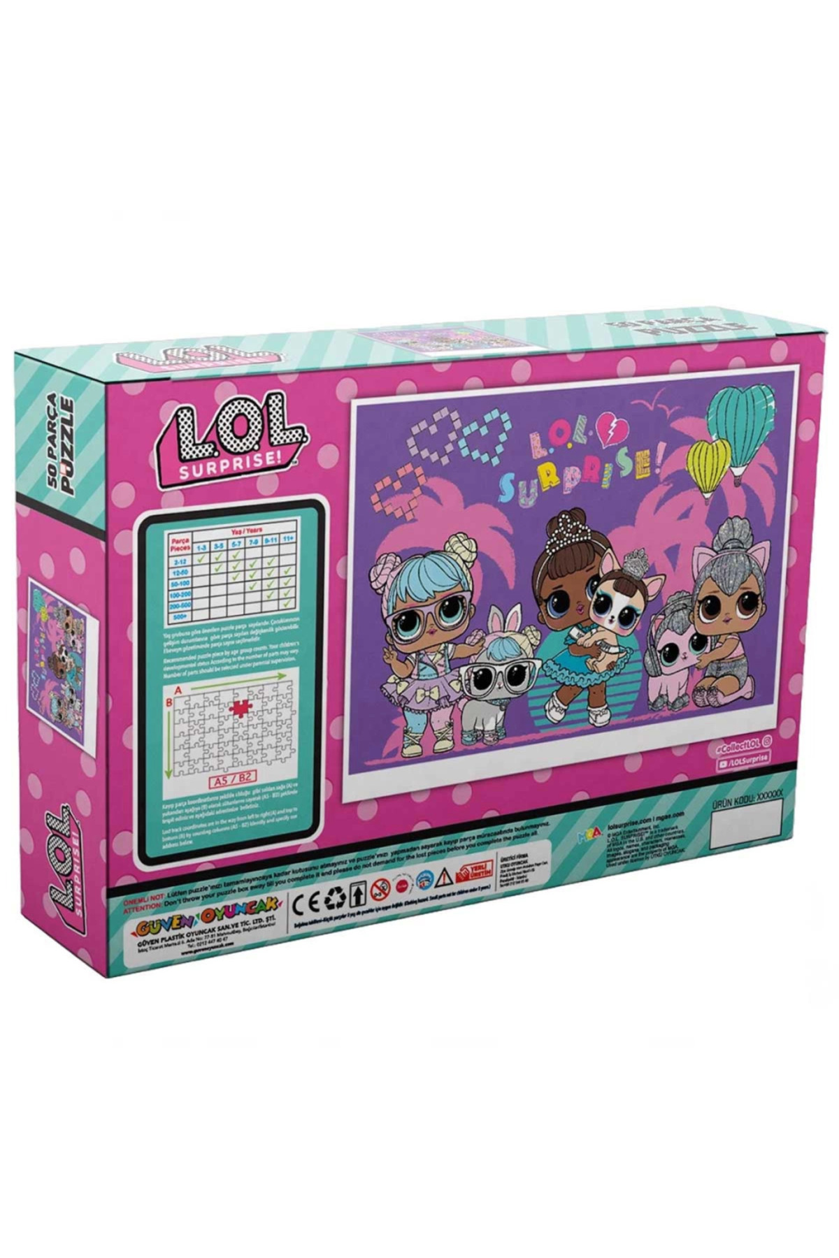 پازل ۵۰ تکه نسی‌ورلد لول سورپرایز