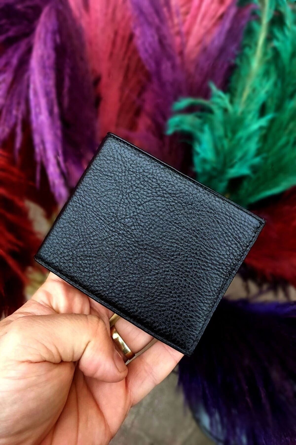 کیف پول مردانه و زنانه اصلی چرمی مجموعه کمربندی VANİLLA COLLECTİON