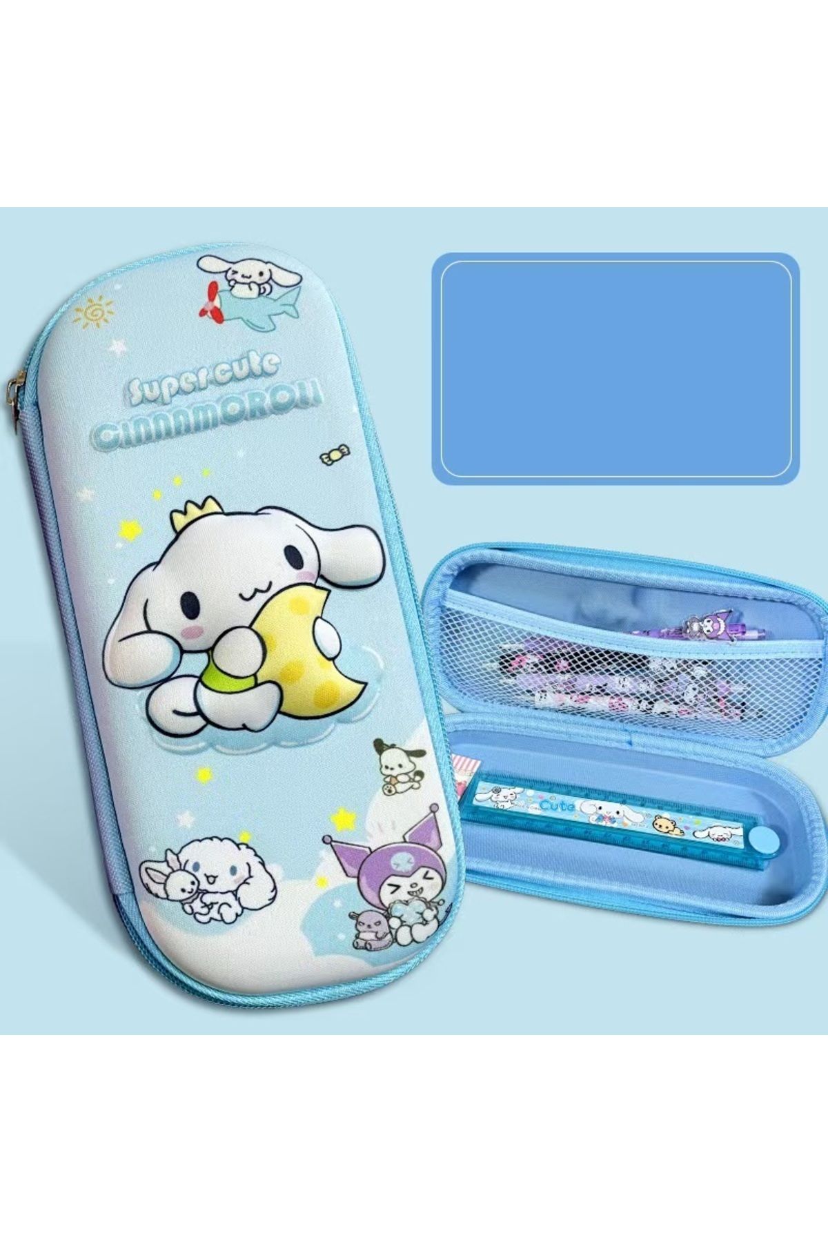 Livava Cinnamoroll 3d Çok Amaçlı Kalemlik Ve Kırtasiye Kutusu, Mavi, 22x10