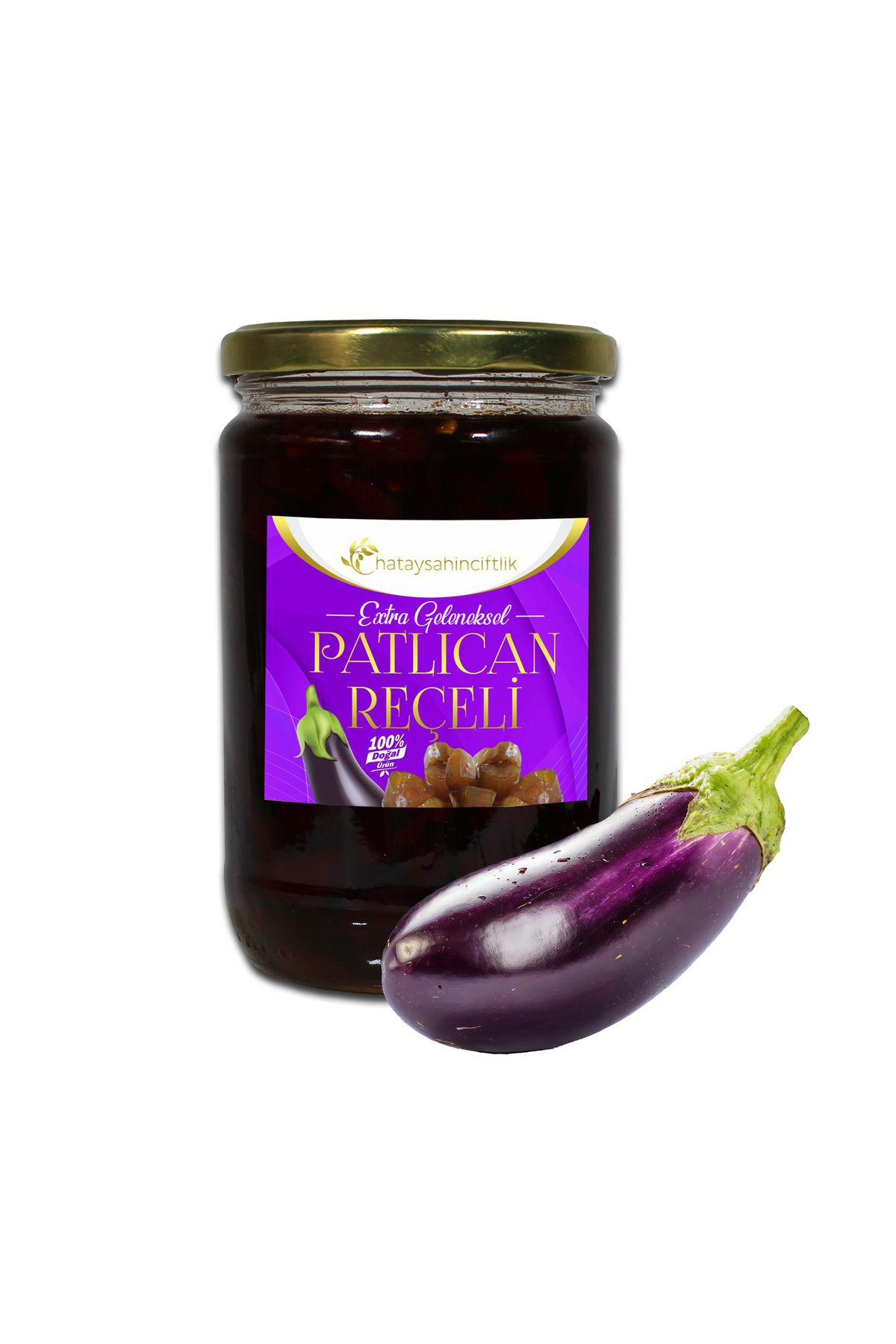 HATAY ŞAHİN ÇİFTLİK Patlıcan Reçeli 850 Gr