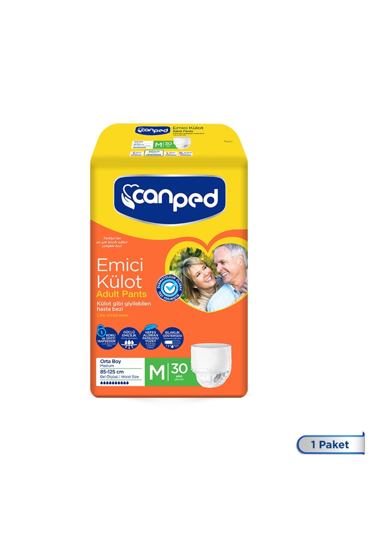 Emici Külot Orta Boy Medium 30 Adett