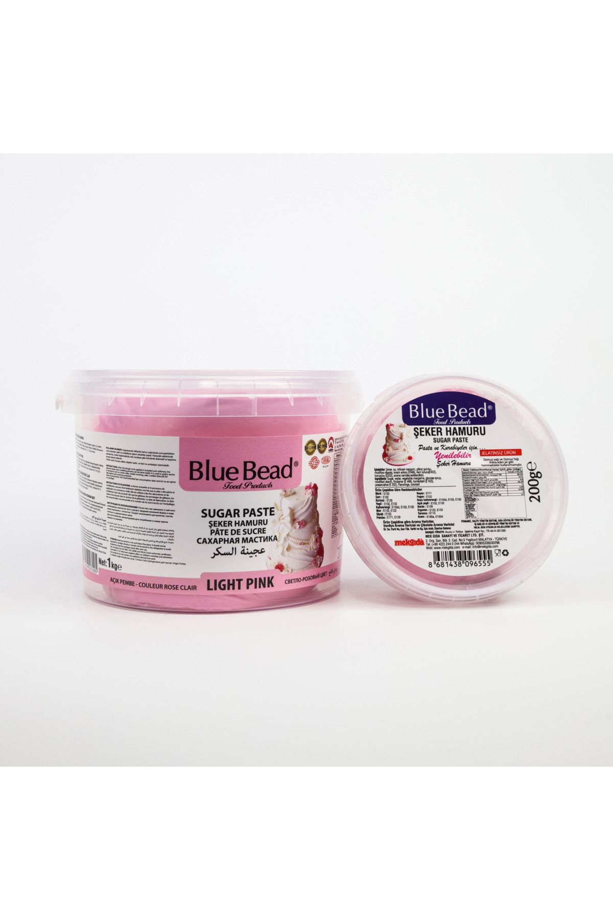 Blue Bead Şeker Hamuru Açık Pembe 200 gr