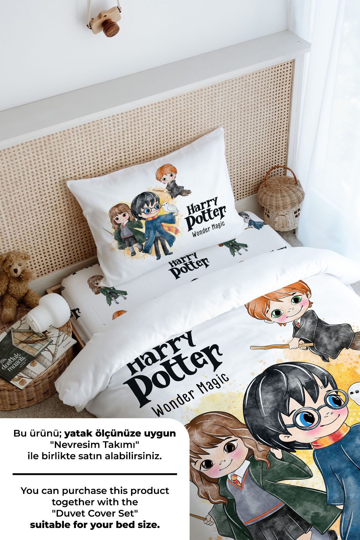 Tuğba Kuğu-Single Fitted Sheet Set - Cartoon Series - Magic Hero 3