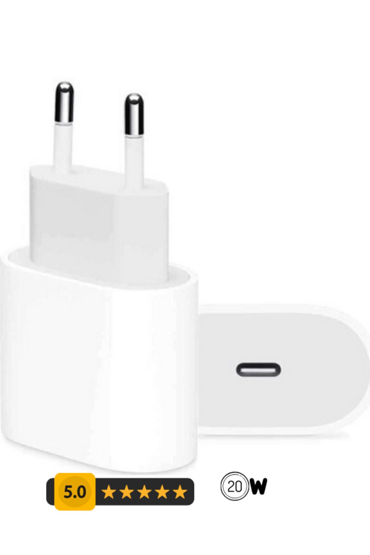 Soffany iPhone  Uyumlu Hızlı Şarj Başlık 8/ X/ XS/ XR/ 11/ 12/ 13/ 14/ Pro Max/ Mini/ Plus | 20W Type-C