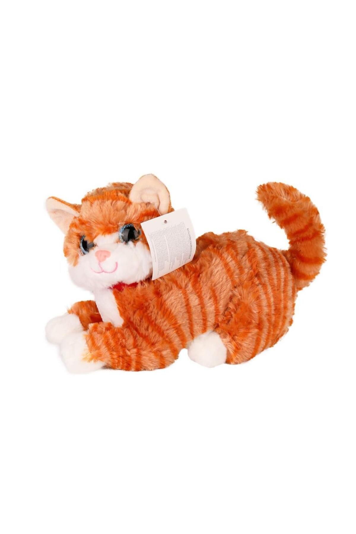 gcaksesuar Nessiworld KZL-1609032 Peluş Miyavlayan Kedi -Kızılkaya Oyuncak