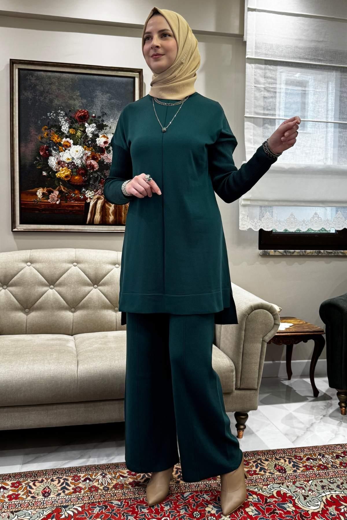 Rabia Şamlı-طقم تريكو الزمرد إلفيدا 5