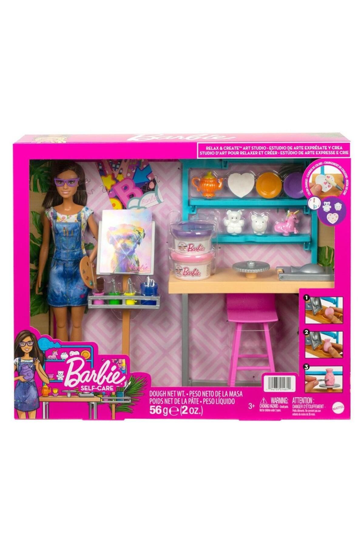 mrpurple HCM85 Barbie®nin Sanat Atölyesi Oyun Seti
